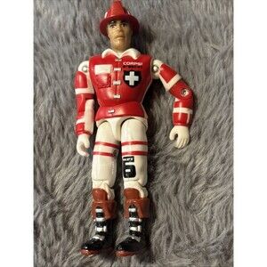 1999 The Corps Emergency Rescue Red Firefighter 3.75 Inch Action Figure
